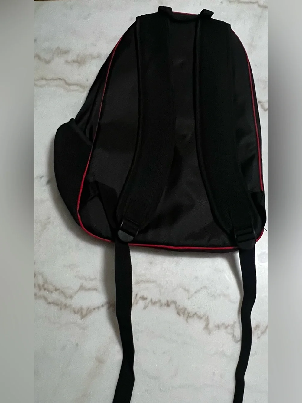 Polo Ralph Lauren Backpack Black & Red Canvas Mesh Basic Bag New With Tags